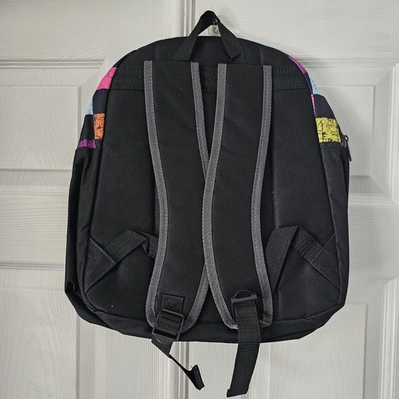 Essentials by miggo colorful checkered emo scene kid style backpack - Picture 2 of 4